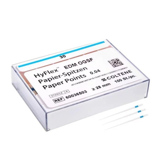 Coltene Conuri hartie HyFlex EDM .04  60 bucati 