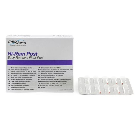 Prosthetic Post pivoti fibra sticla 10buc Hi-Rem 