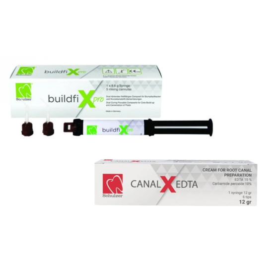 Schulzer Buildfix Pro 8.6 g + CANALX EDTA crema 12g GRATUIT Schulzer Buildfix Pro 8.6 g + CANALX EDTA crema 12g GRATUIT