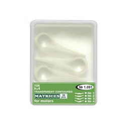 VM Matrici celuloid preformate molar 1.091 VM Matrici celuloid preformate molar 1.091