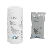 FD 350 Servetele dezinfectante cutie 110 buc + refill GRATUIT