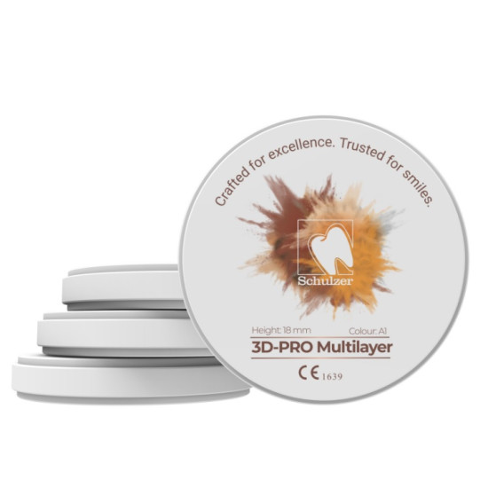 Schulzer 3D-PRO Multilayer disc zirconiu 98mm 3+1 GRATUIT Schulzer 3D-PRO Multilayer disc zirconiu 98mm 3+1 GRATUIT