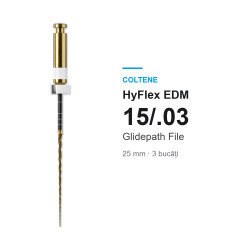 Ace rotative HyFlex EDM 15/.03 Glidepath File 25mm 3 buc Coltene Ace rotative HyFlex EDM 15/.03 Glidepath File 25mm 3 buc Coltene