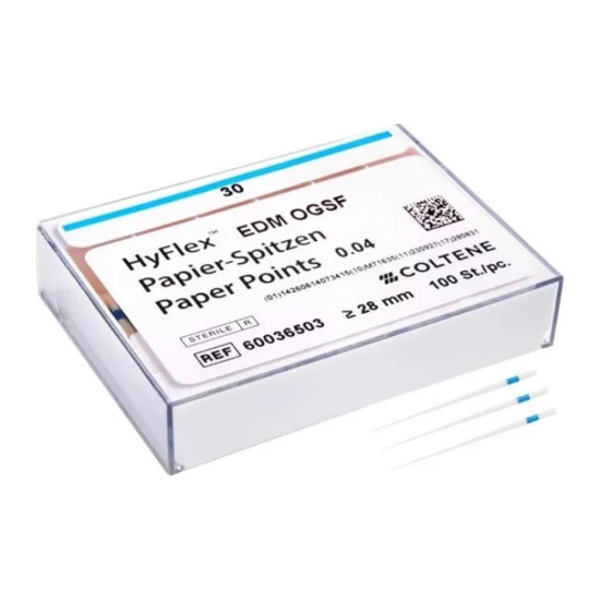 Conuri hartie HyFlex EDM OGSF 30/.04 60 buc Coltene Conuri hartie HyFlex EDM OGSF 30/.04 60 buc Coltene