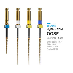 Set ace rotative HyFlex EDM OGSF 4 buc Coltene
