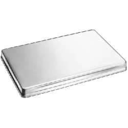 Casoletă sterilizare cu capac neperforat, 18/8 288x187mm