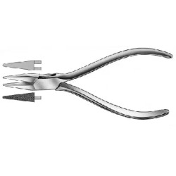 Cleşte cu vârf plat Goslee, combinat cu/fără striaţii