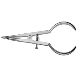 Cleste pentru plasarea separatoarelor elastice - dubla angulatie Cleste pentru plasarea separatoarelor elastice - dubla angulatie