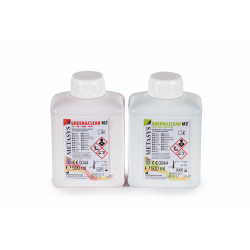 Green&Clean M2 Refill 2x500ml Metasys solutie pentru curatarea sistemelor de aspiratie/ separatoarelor de amalgam Green&Clean M2 Refill 2x500ml Metasys solutie pentru curatarea sistemelor de aspiratie/ separatoarelor de amalgam