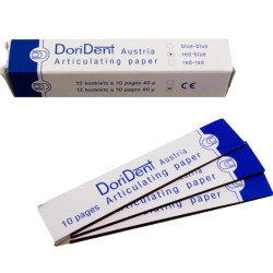 HARTIE ARTICULATIE DREAPTA 80 MICRONI DORIDENT