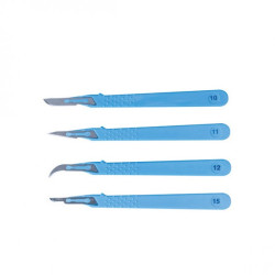 Lame de bisturiu cu maner 10 buc. SURGEON Lame de bisturiu cu maner 10 buc. SURGEON