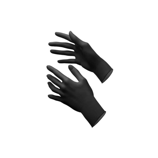 Manusi nitril negre Schulzer 100buc Manusi nitril negre Schulzer 100buc