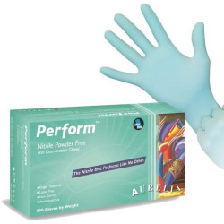 Manusi nitril nepudrate AURELIA PERFORM turcoaz 200 buc Manusi nitril nepudrate AURELIA PERFORM turcoaz 200 buc