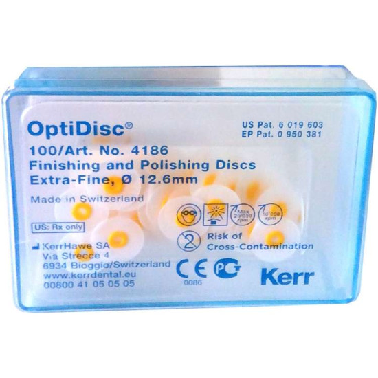OptiDisc discuri de finisare 100 buc Kerr 15.9mm OptiDisc discuri de finisare 100 buc Kerr 15.9mm