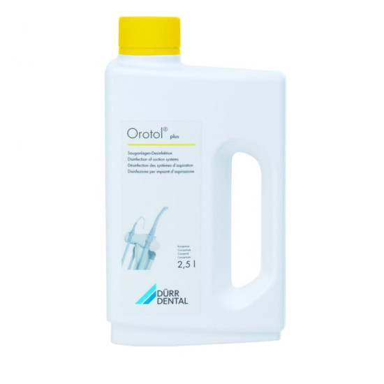 Orotol Plus dezinfectant concentrat pentru sistemul de aspiratie 2.5l DURR Orotol Plus dezinfectant concentrat pentru sistemul de aspiratie 2.5l DURR