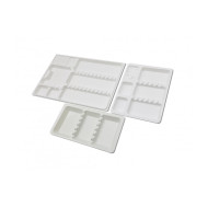 Tavite din plastic compartimentate 18x28 cm 50 bucati