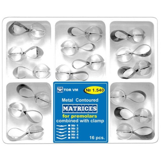 VM Matrici metalice pentru molari 1.540 VM Matrici metalice pentru molari 1.540