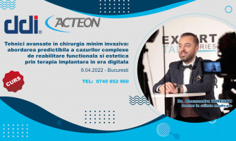 Curs - Protocoale actuale si tehnici avansate in chirurgia minim invaziva - Dr. Alecsandru IonescuCurs - Protocoale actuale si tehnici avansate in chirurgia minim invaziva - Dr. Alecsandru Ionescu - 8 Aprilie 2022