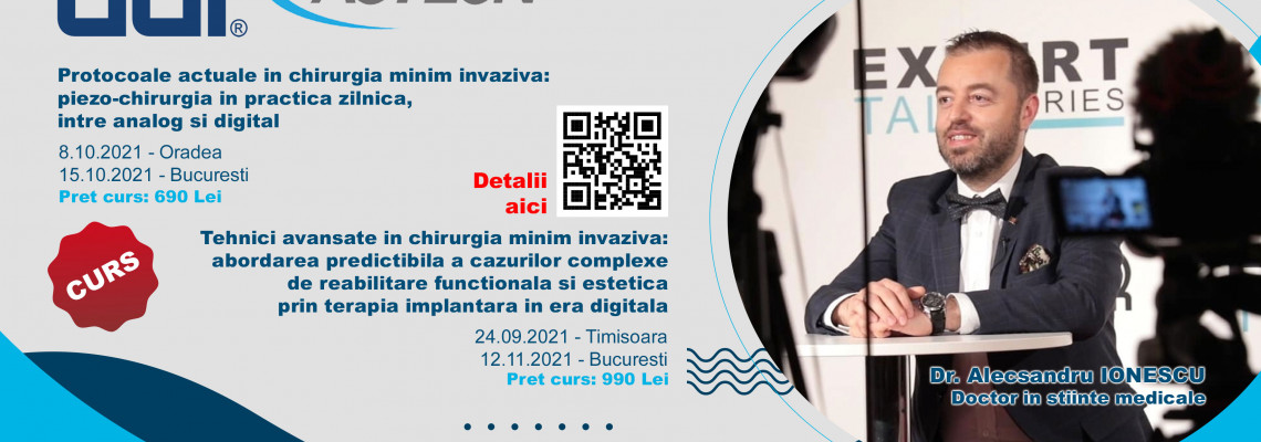 Curs - Protocoale actuale si tehnici avansate in chirurgia minim invaziva - Dr. Alecsandru Ionescu Curs - Protocoale actuale si tehnici avansate in chirurgia minim invaziva - Dr. Alecsandru Ionescu