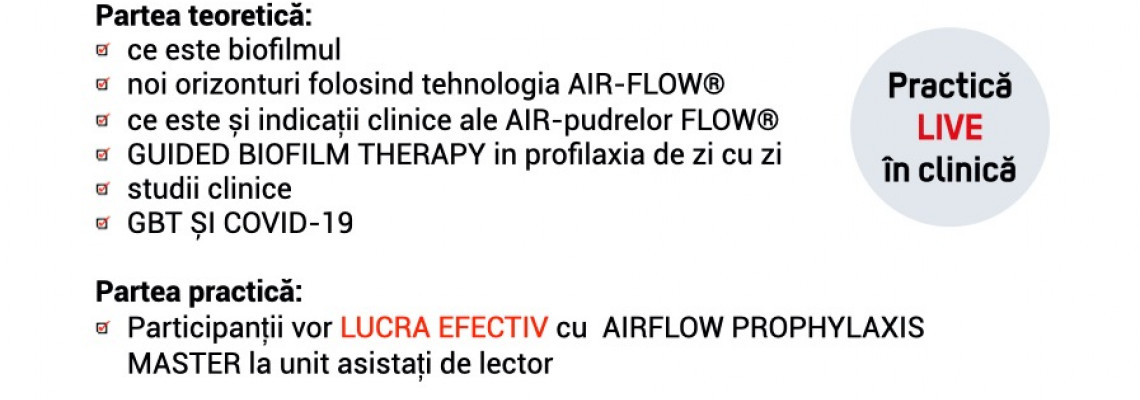Guided Biofilm Therapy - revolutie, preventie, profilaxie Guided Biofilm Therapy - revolutie, preventie, profilaxie