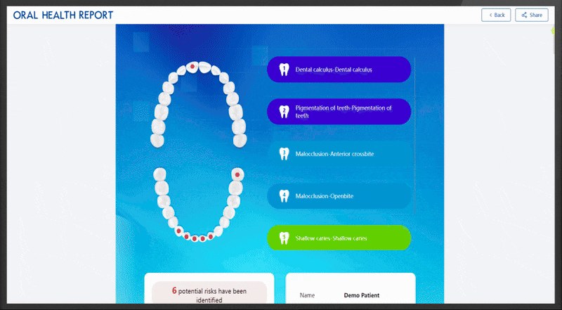 Raport de sănătate orală – software Alliedstar
