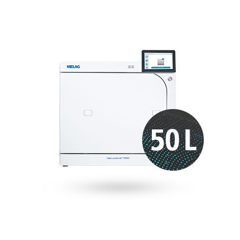 Autoclavul MELAG Vacuclave 550 cu camera de 50 L